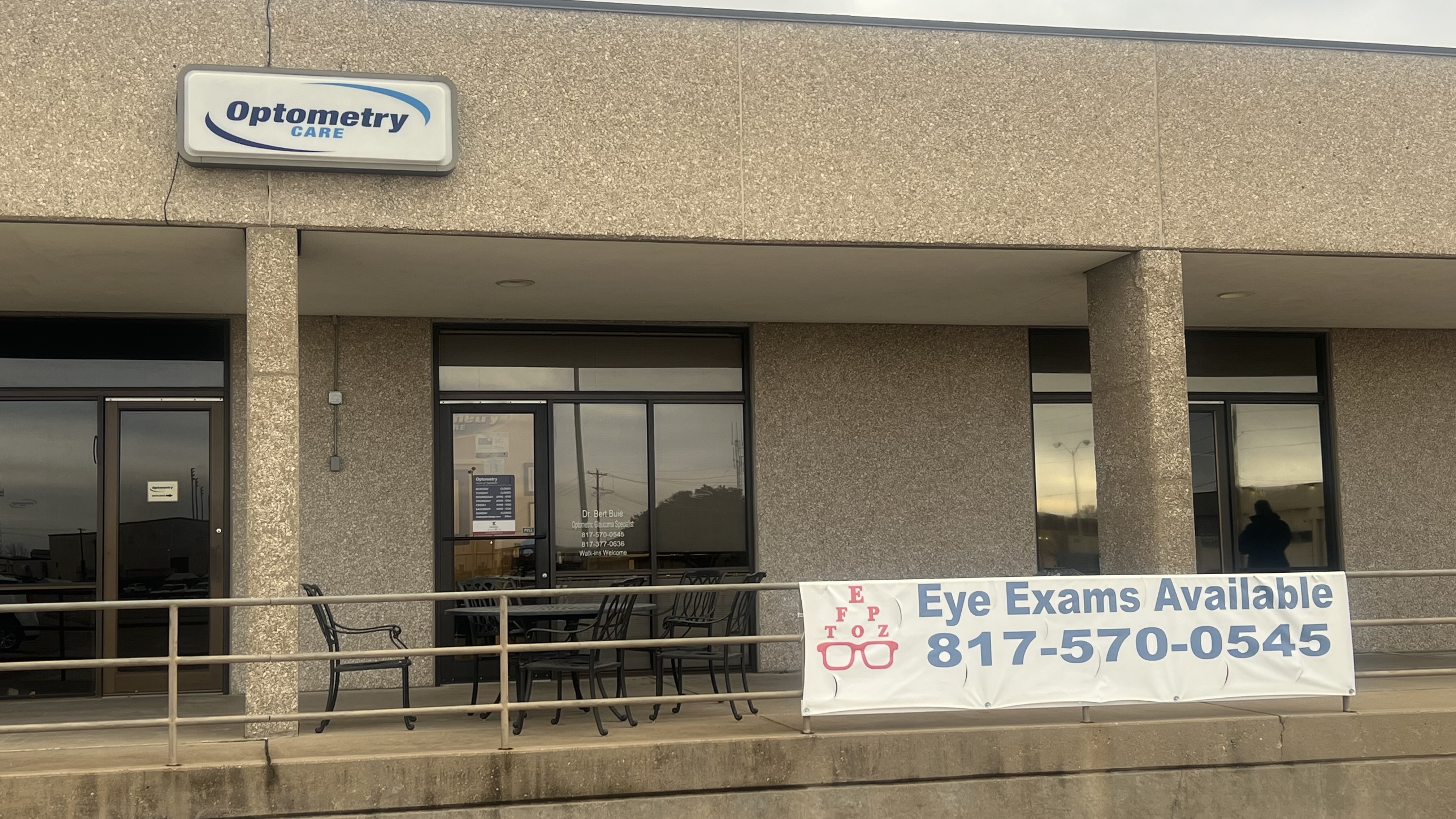 Dr. Buie & Associates Optometry Care office storefront