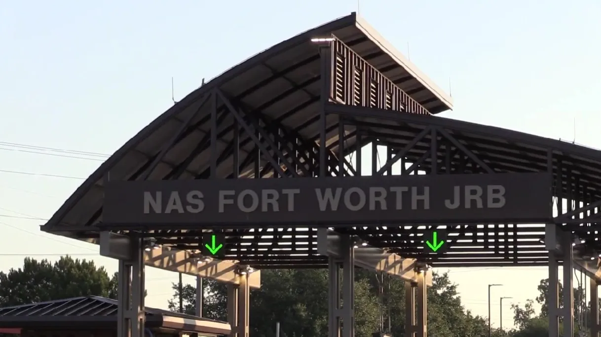 NAS Fort Worth JRB Entrance